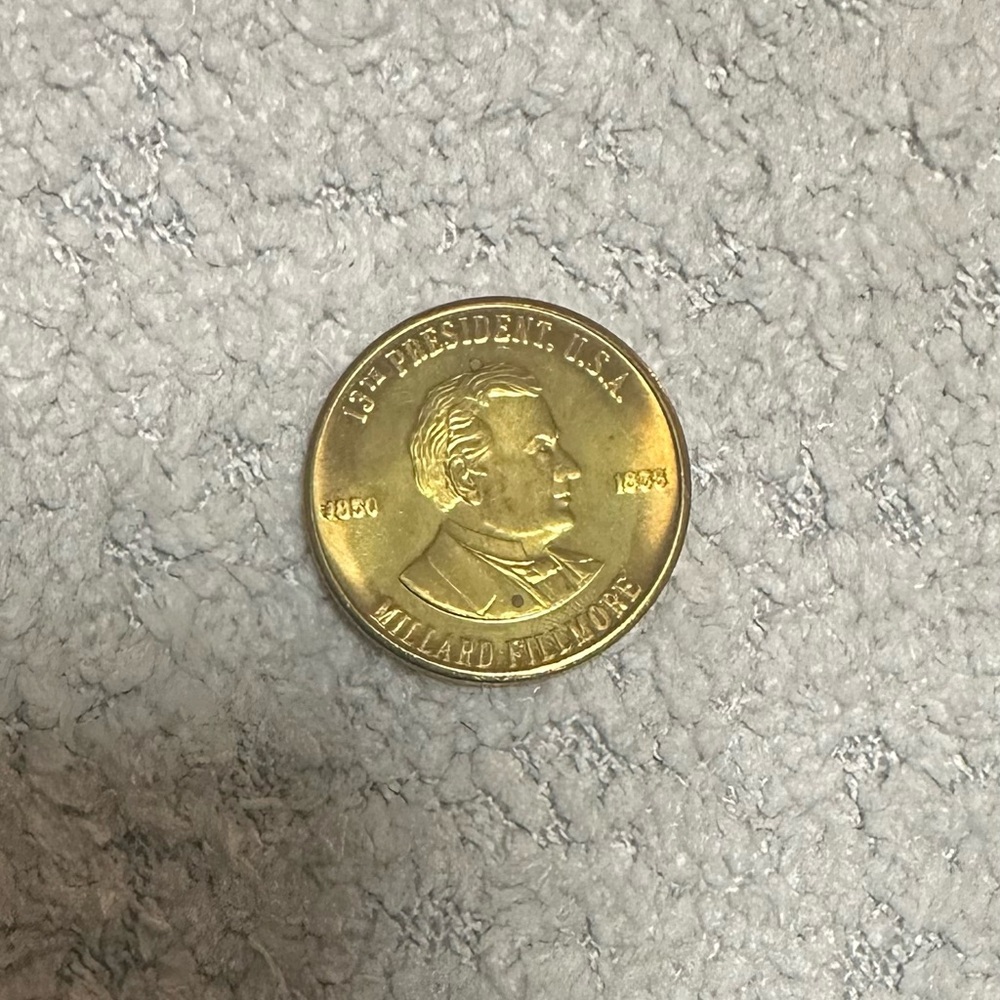 Vintage 1981 reader’s digest Millard Fillmore Presidential Coin